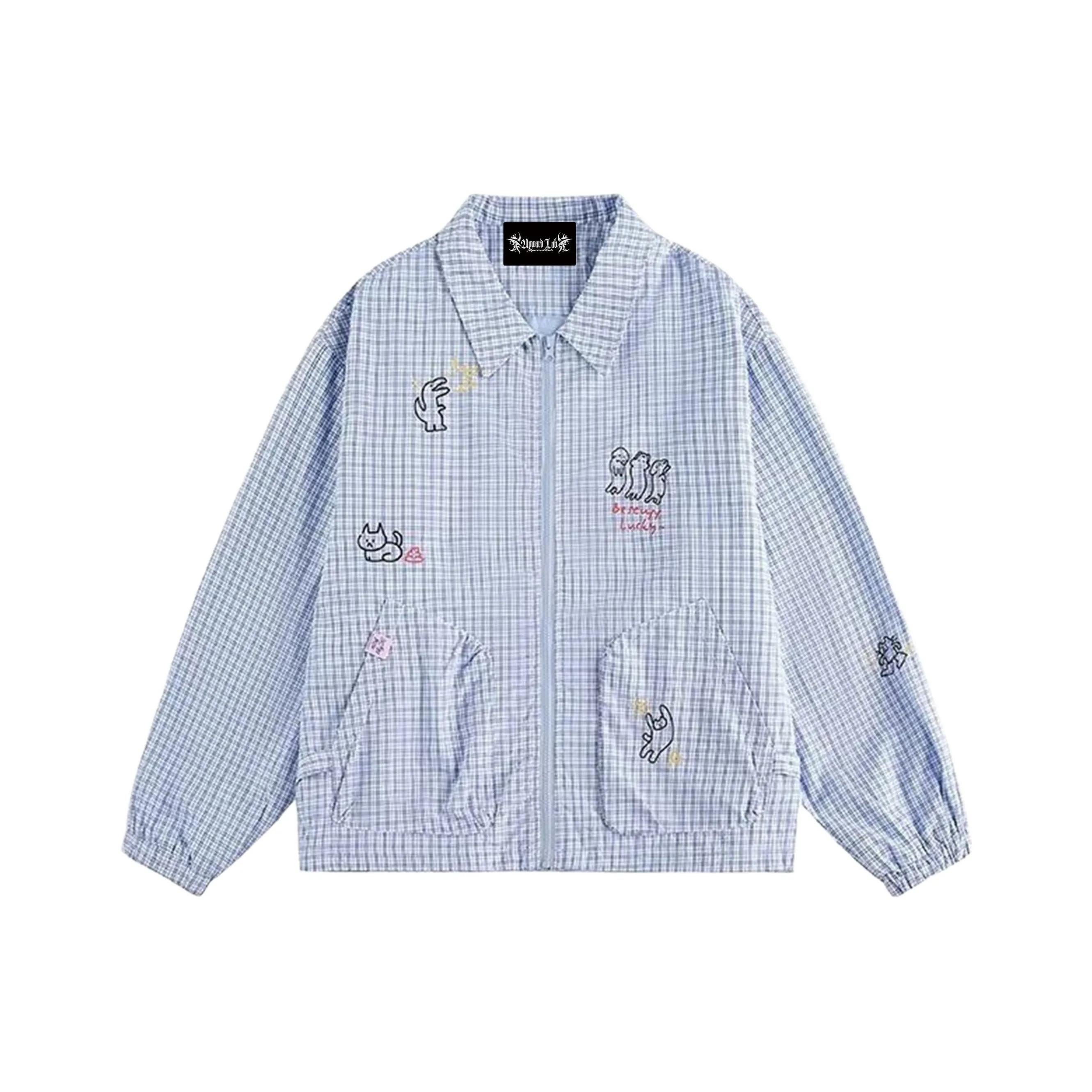 UPWARD LAB Blue Unisex Shirt UPWARD LAB Синий Унисекс Рубашка