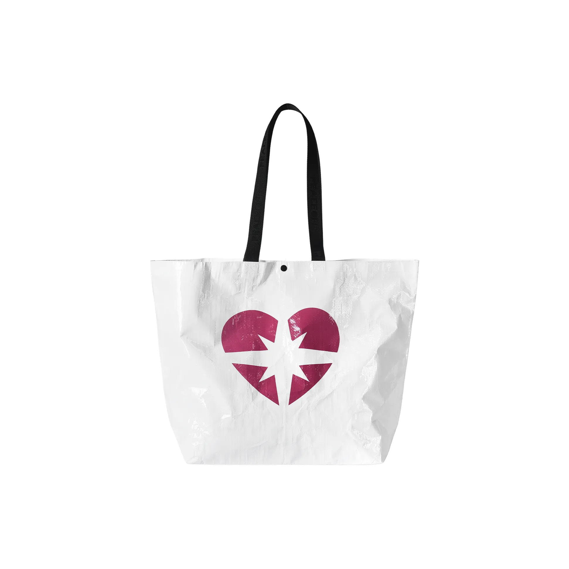 DRACONITE Полипропиленовая ткань вязаная сумка для покупок унисекс белый