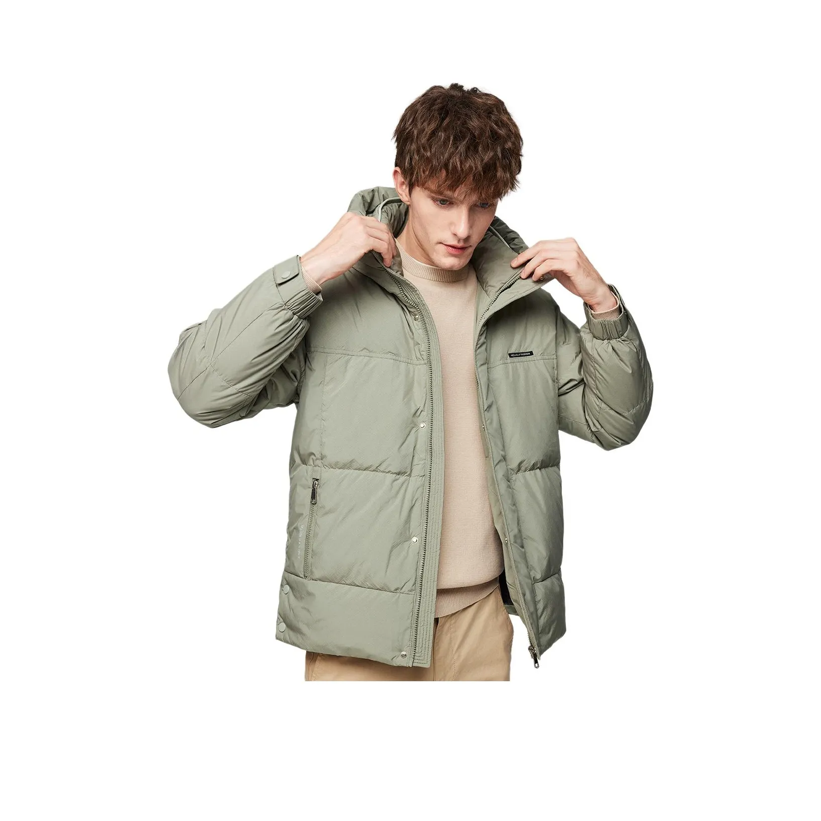 Red Bean Пальто Пуховик Мужской