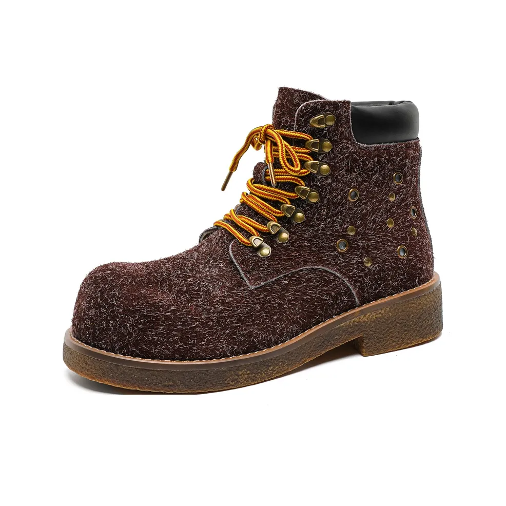 ZHENRAN Флис Рабочие ботинки Martin Boot Унисекс
