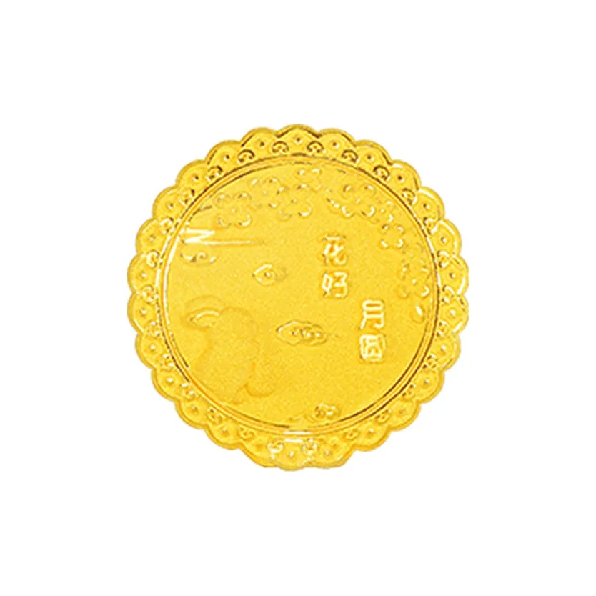 CHOW KING SANG Золотой Покрытый Медный Сувенир и Украшение Унисекс