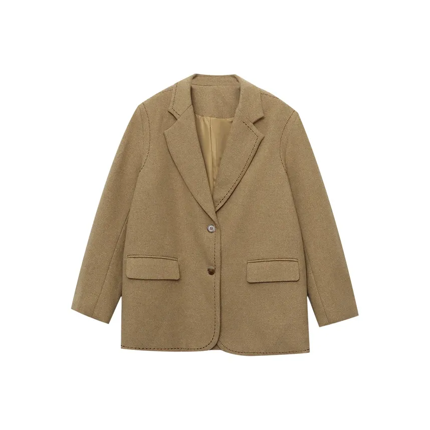 CHARM PICK Имбирно-желтый Женские Бархатные куртки