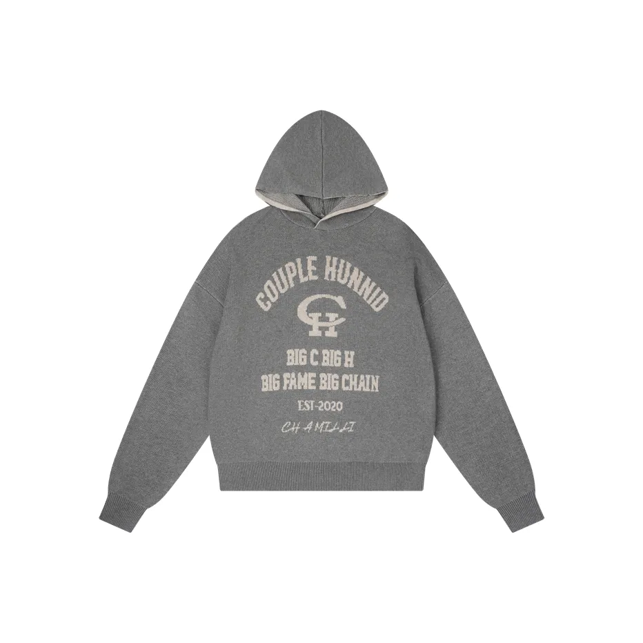 Couple Hunnid Жаккард Толстовка Свитер Унисекс