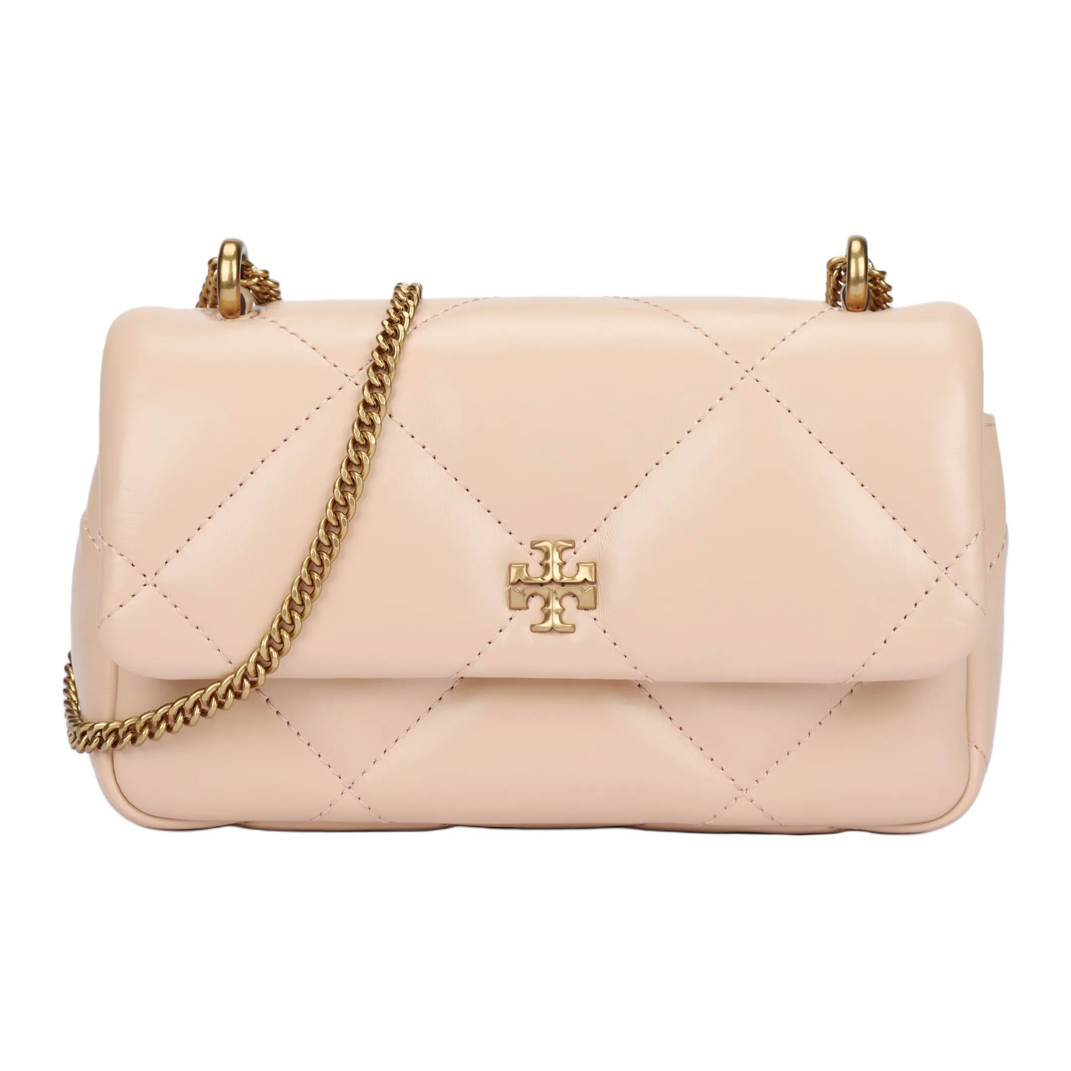 TORY BURCH Kira (Красный) Напп Кожа Сумка через плечо Сумка на плечо Мини Женская Абрикос