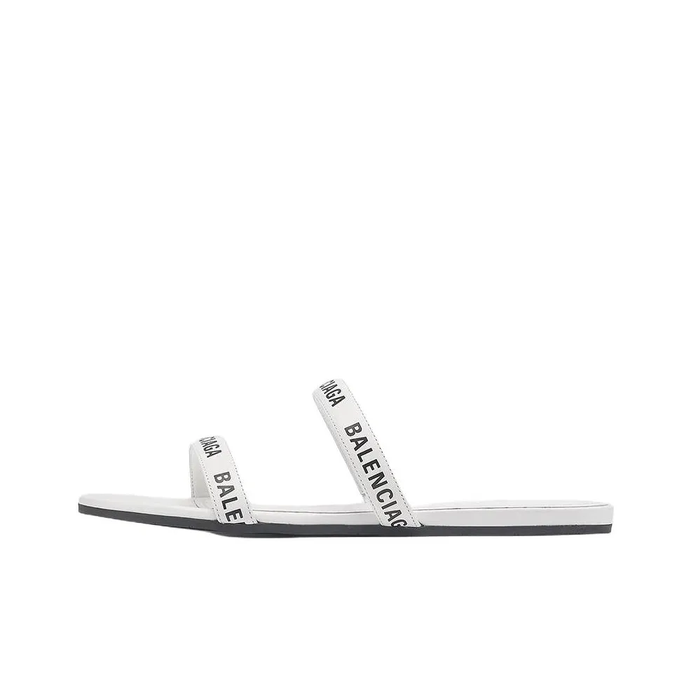 Balenciaga Шлепанцы Женские Белые