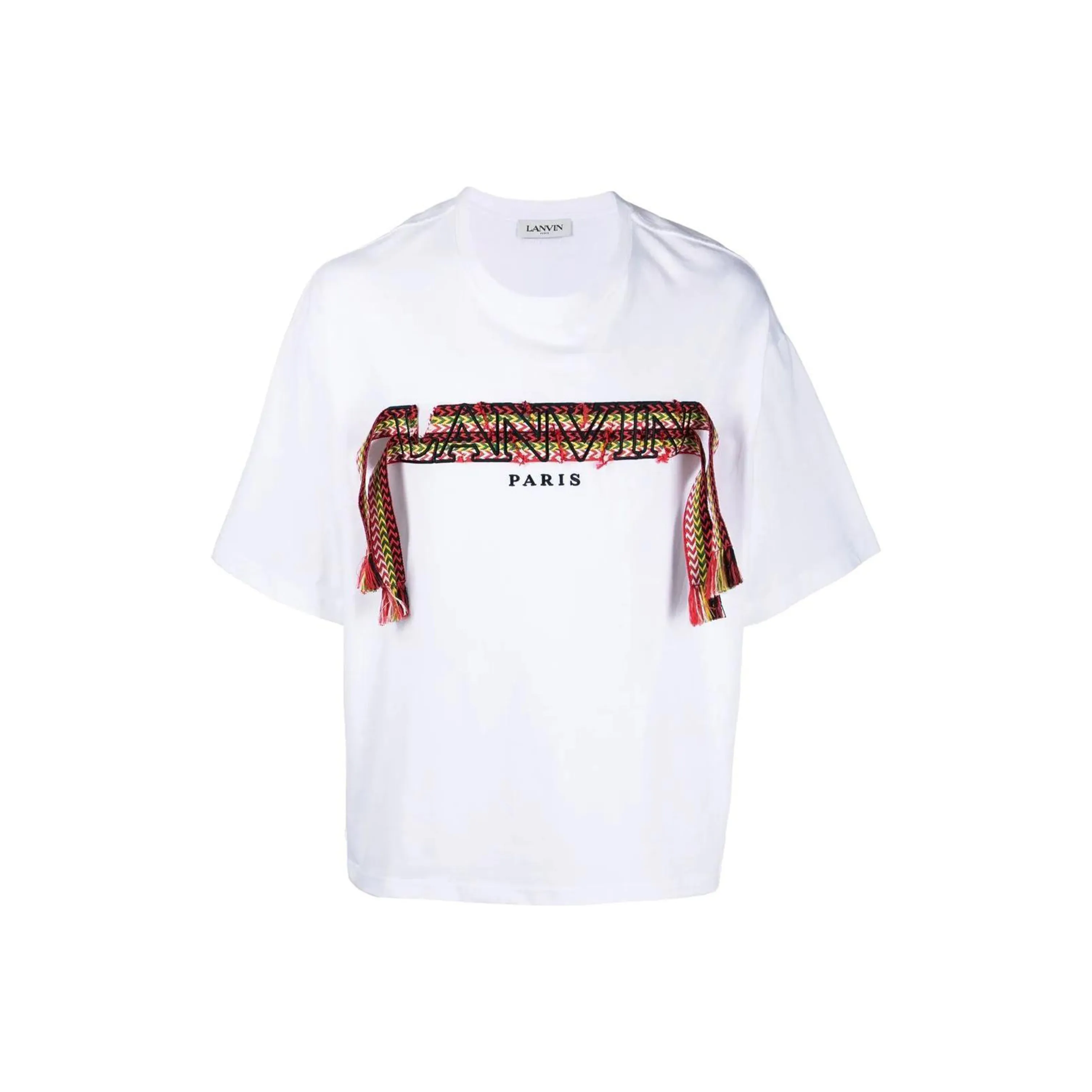 Lanvin Белая Мужская T-Рубашка