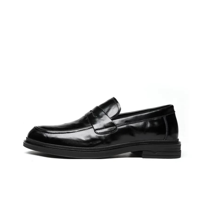 FAPAI Лоферы Черные Slip-On Мужские