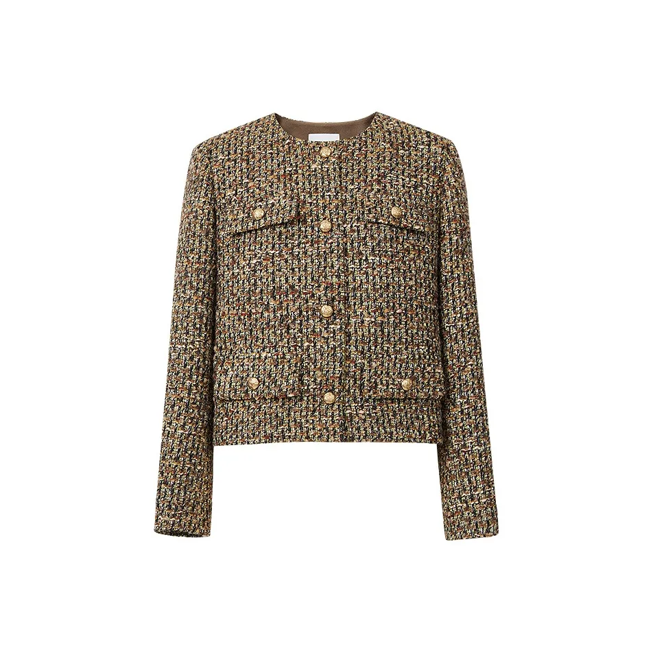 Hopeshow Vineyard Зеленый 358 Женское короткое пальто