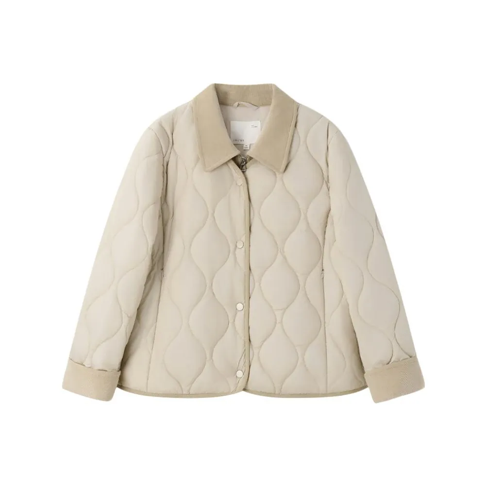 IHIMI Бежевый Абрикос Женские Пуховики