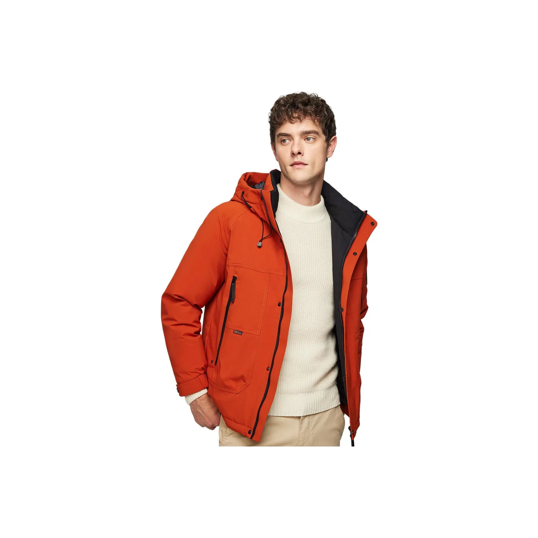 Red Bean Пальто Пуховик Мужской