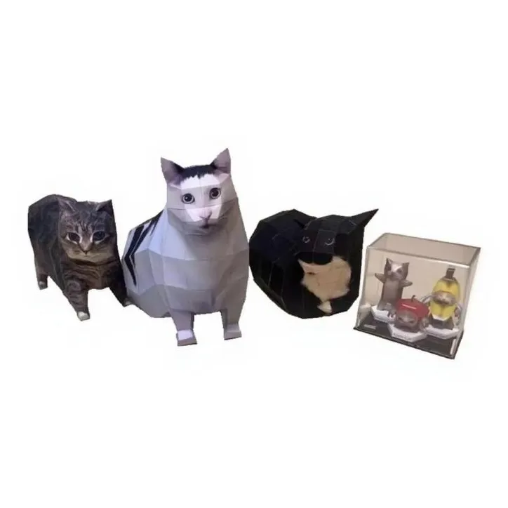 CANEXT 3D-эффект Складная бумага Hobby Model Toy Причудливый Абстрактный DIY Игрушки