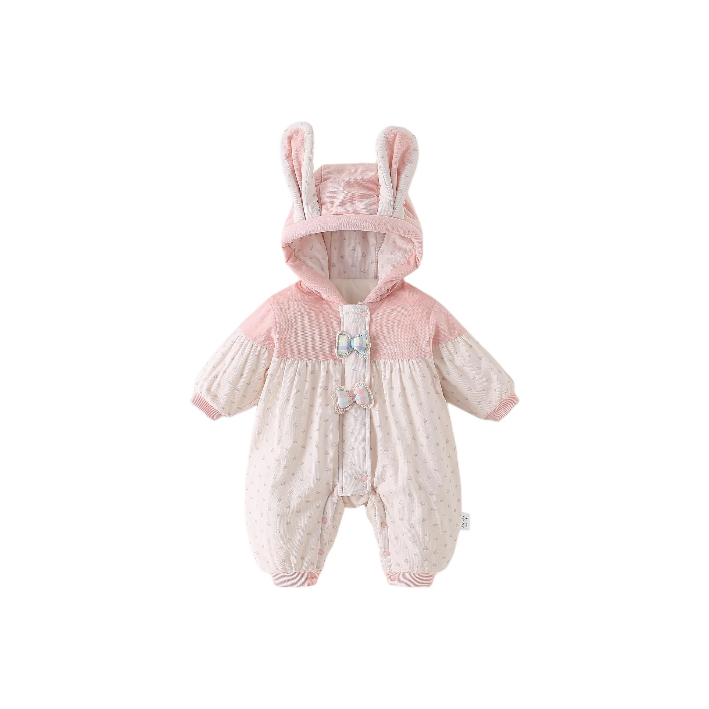 XiaoJinBu Розовый Малыш Комбинезоны Ползунки