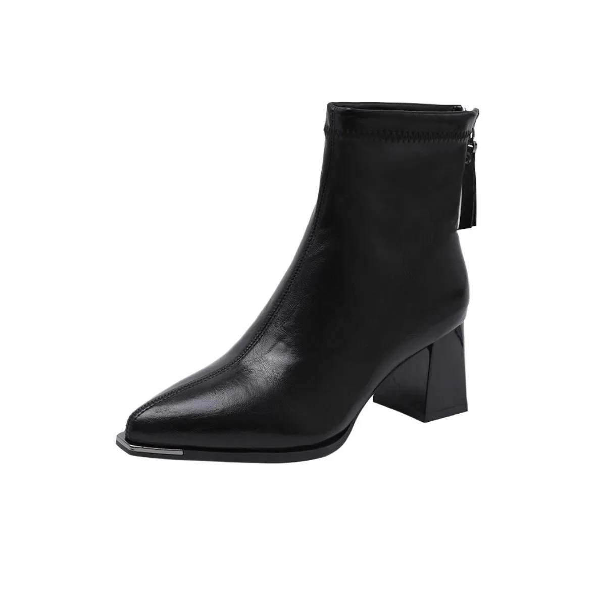 Wuji Заостренный носок Ботильоны Женские