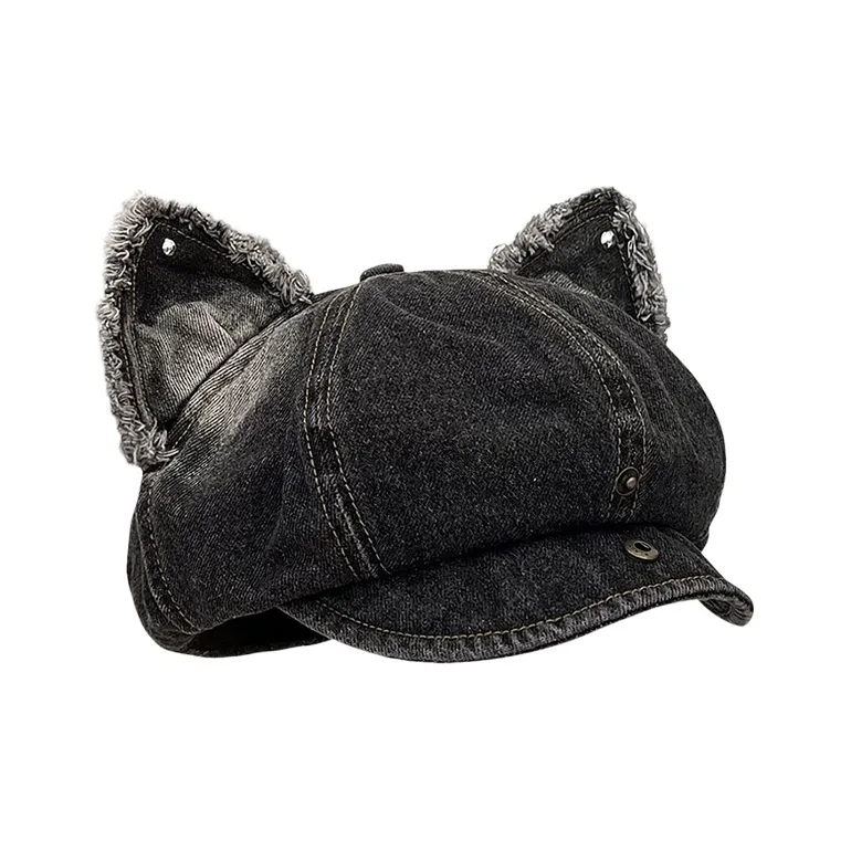 MUSTKOO Деним Newsboy Берет Женские
