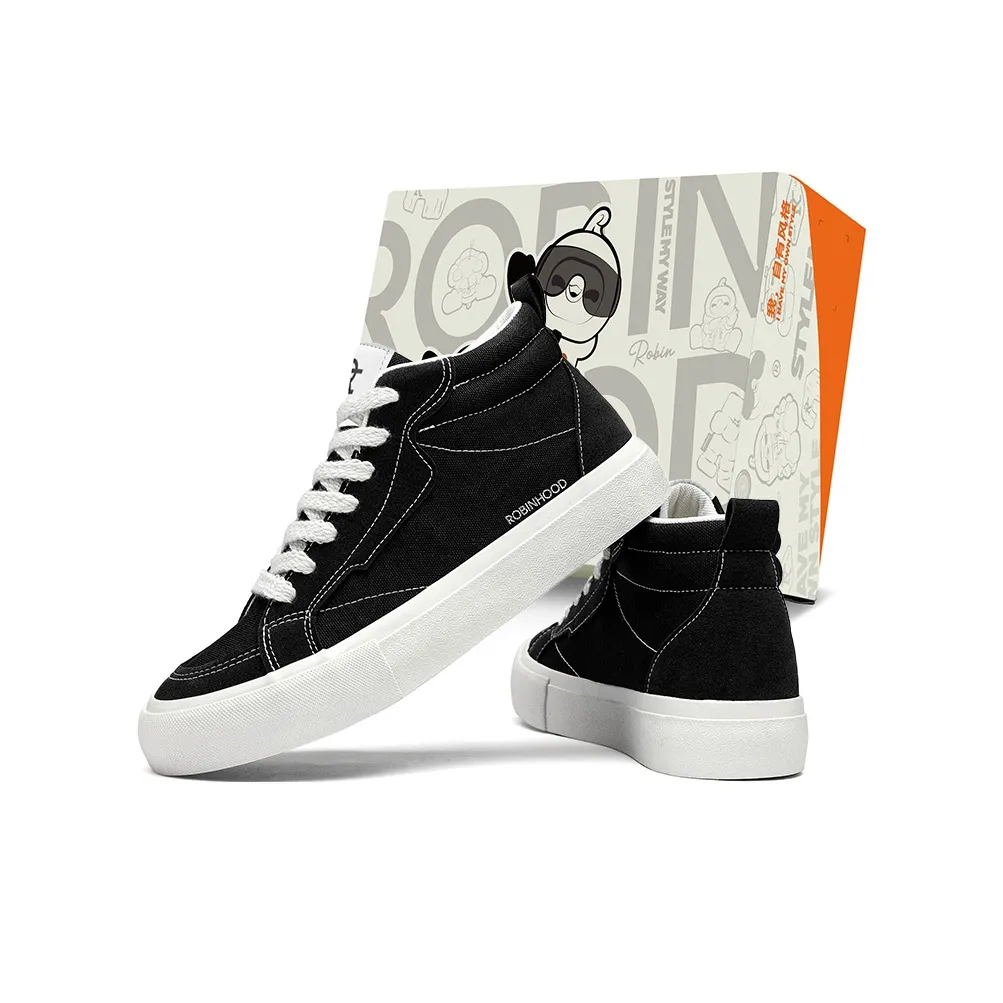 ROBINHOOD Износостойкий Легкий Дышащий Без слипания. Высокий Топ Скейтборд Кроссовки Мужские