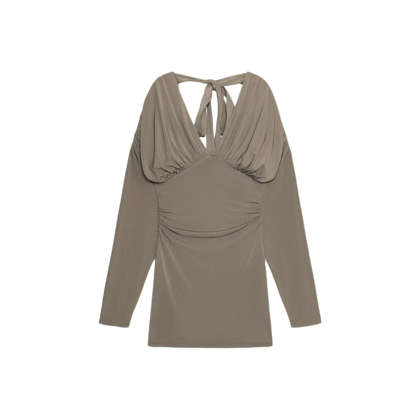 ZARA Длинное платье с длинными рукавами женское