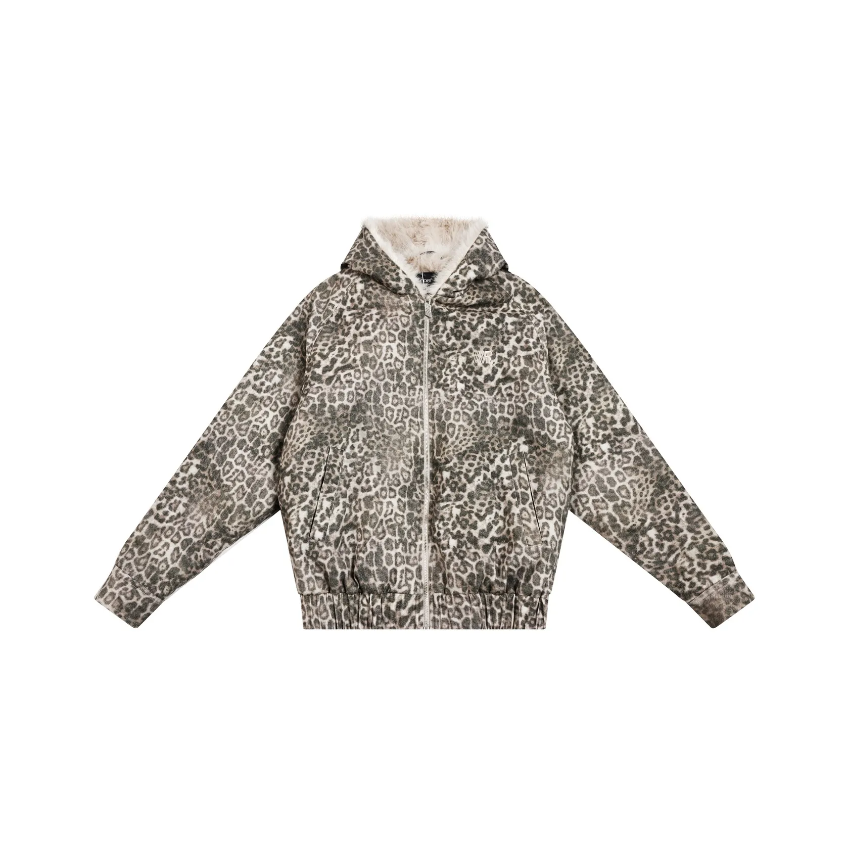 FDR Леопардовый принт Унисекс Пуховики