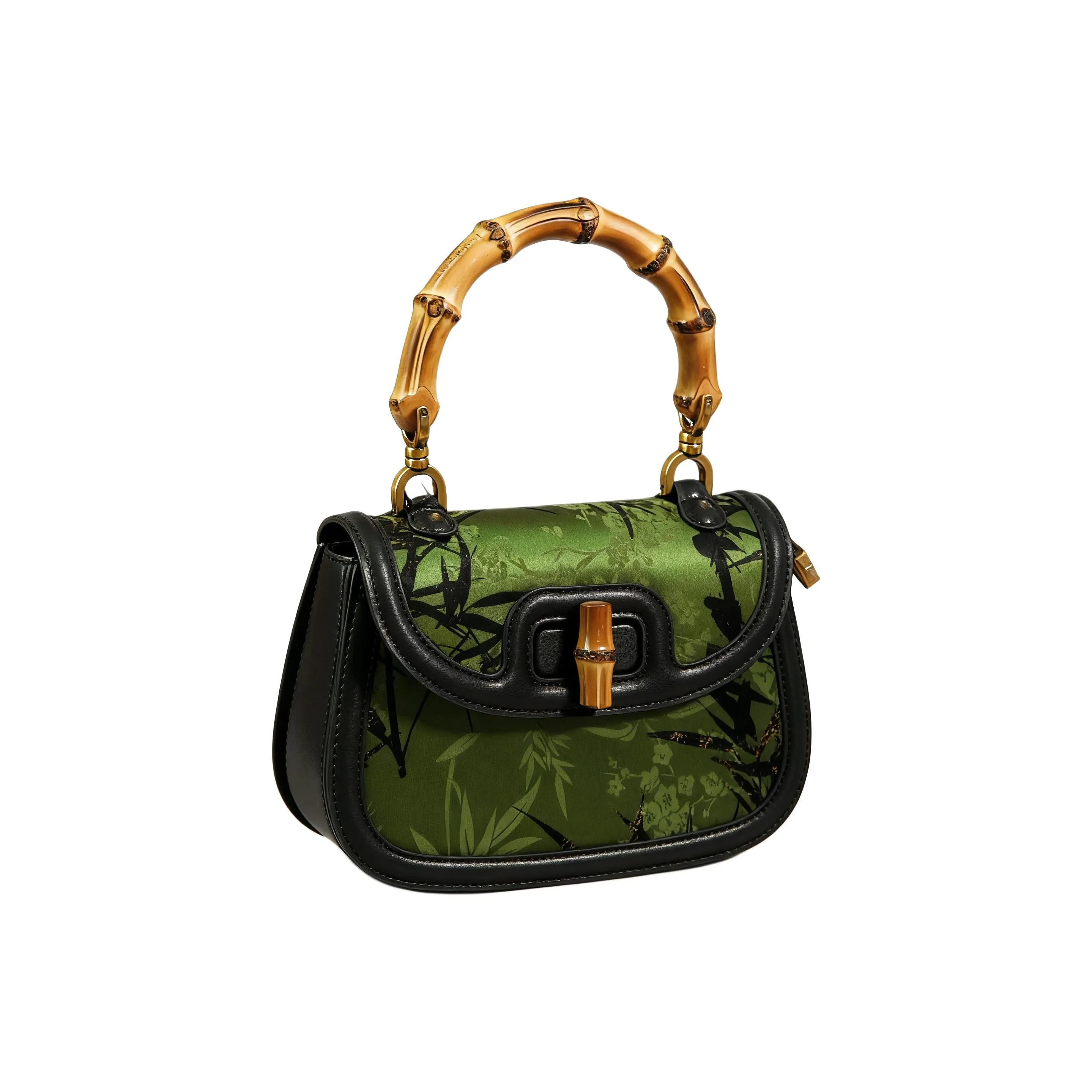 Liang Jin Ji Коровья кожа Сумка Обычный Женский Изумрудно-зеленый