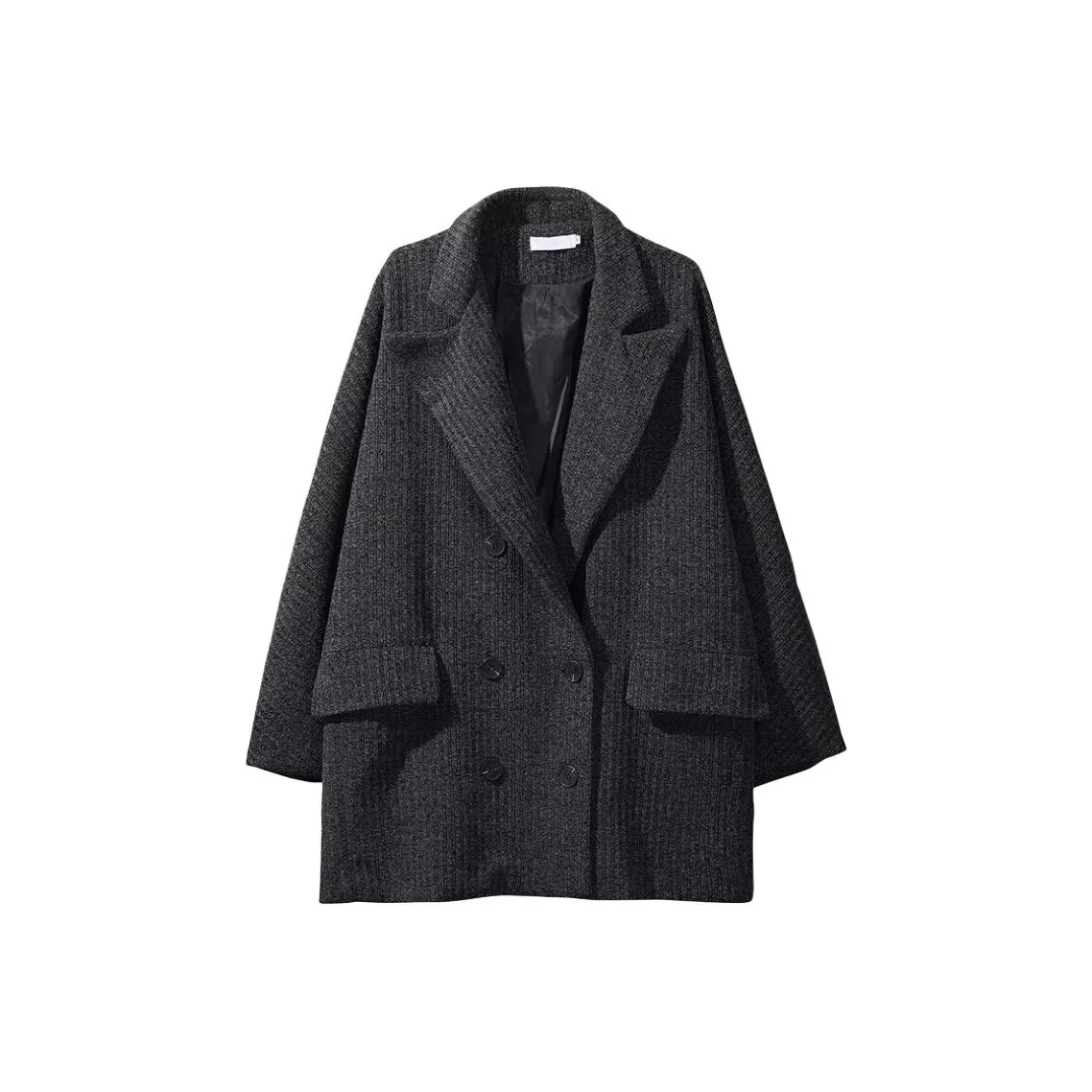 PEA Черное Унисекс Пальто