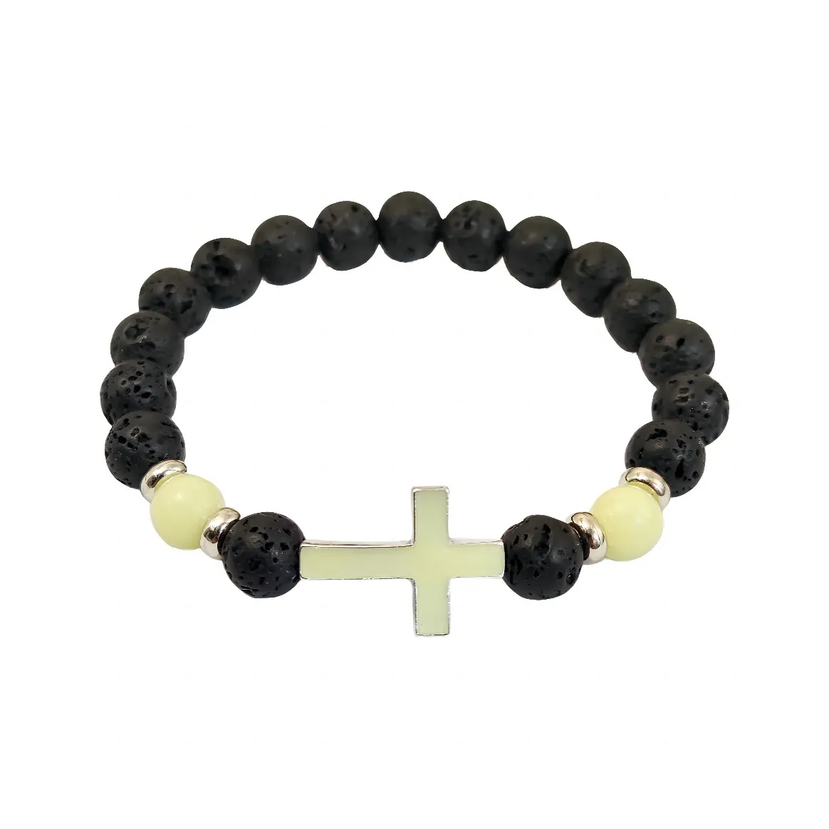 Fang'an Frieren Браслеты из вулканического камня Мужской