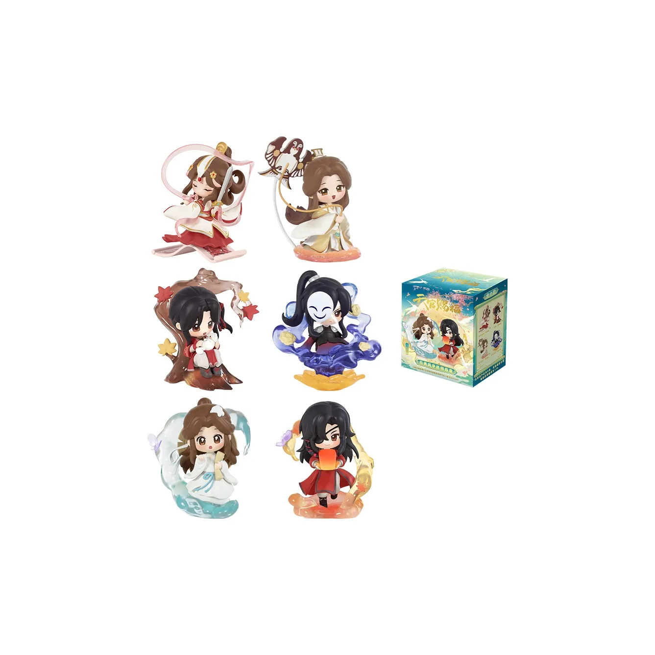 Playpoint Unlimited x TIANGUANCIFU Danqing Fenghua Collection Фигурка День рождения Настольный Сувениры и украшения Слепые коробки