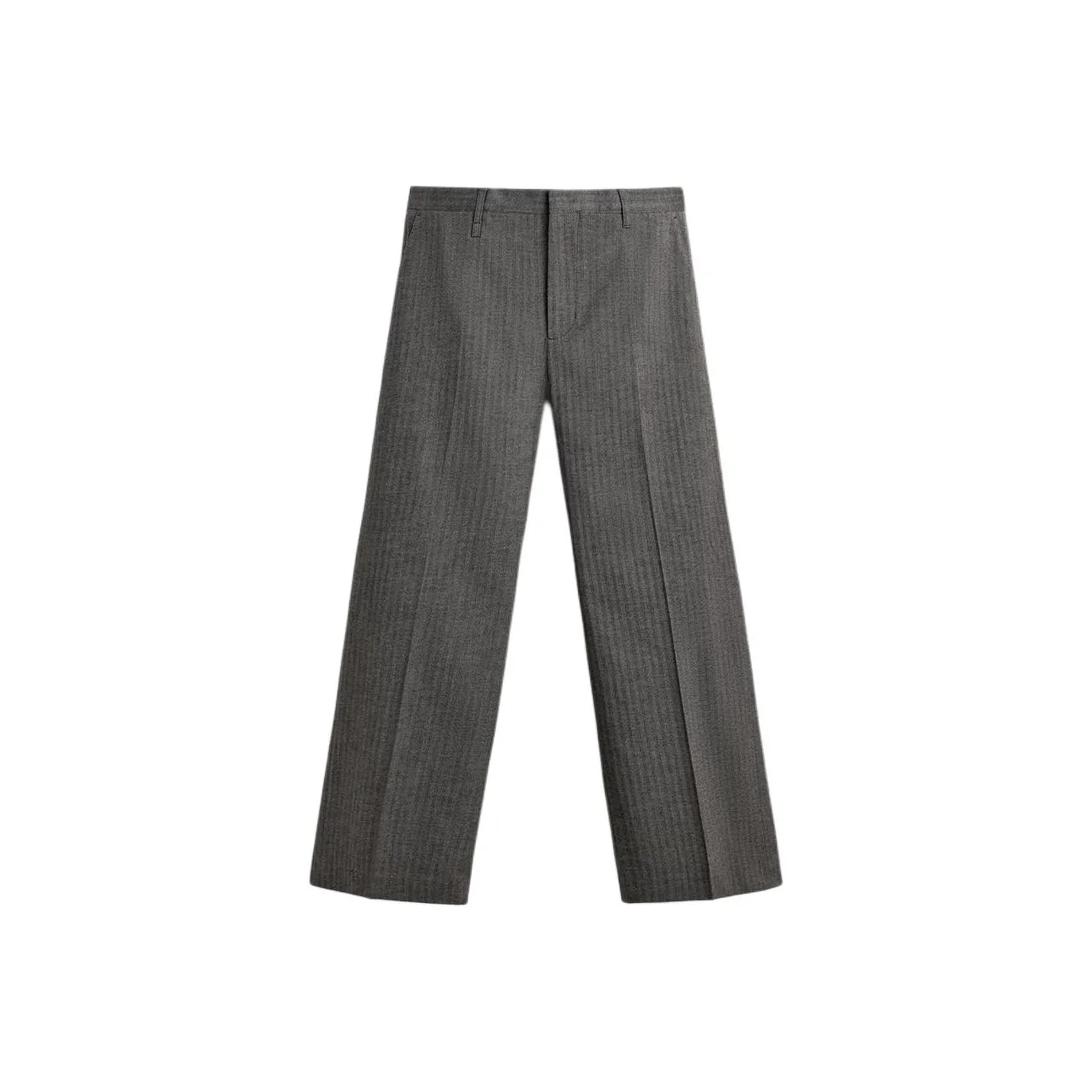 ZARA Мужские брюки коричневого цвета для костюма