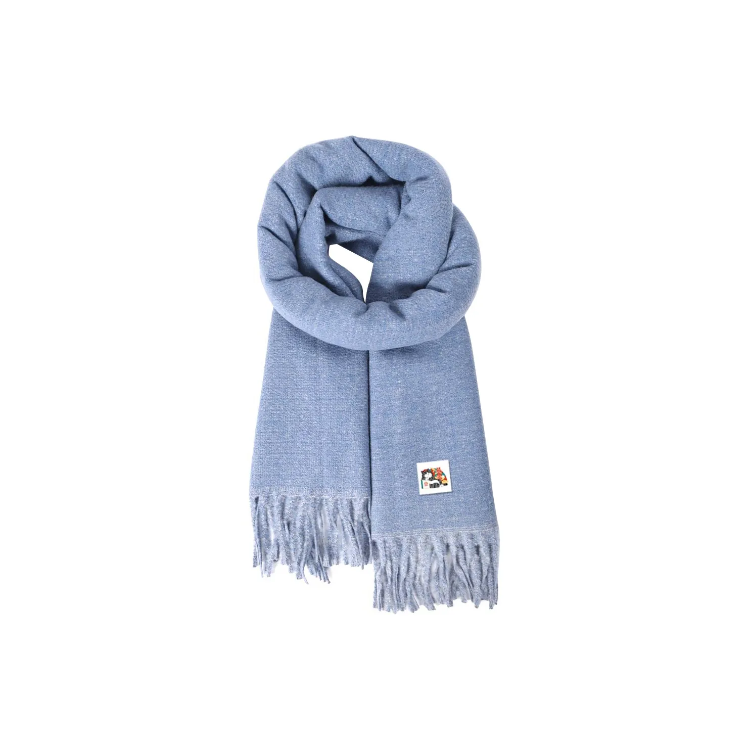 Supremo Cat Полиэстер Трикотаж Шарфы Унисекс