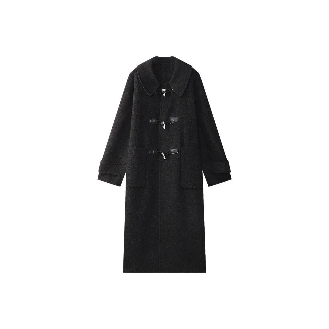 THE SEA LIFE Черное Серое Женское Пальто