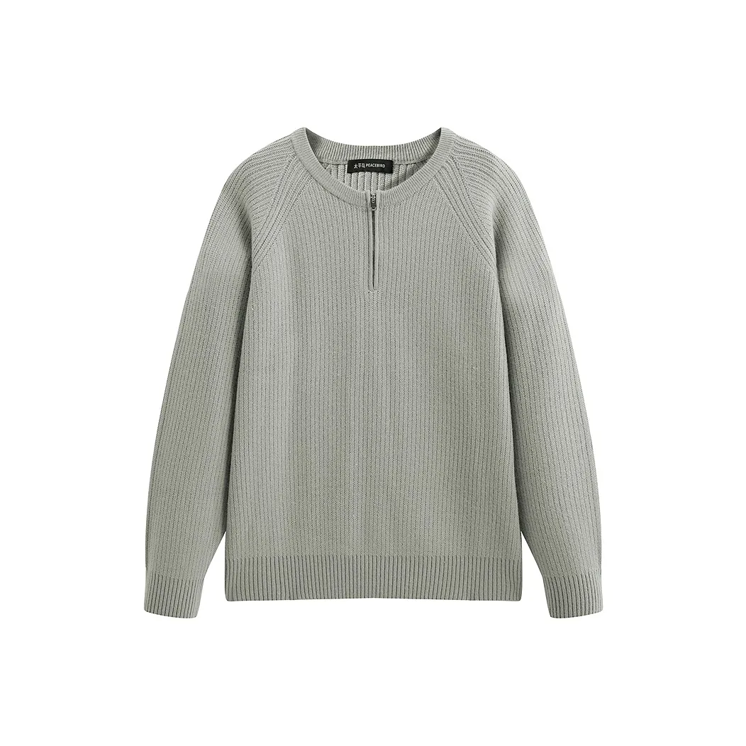 PEACEBIRD MEN DESERT SAGE Зеленый Партия 1 Мужские Свитера