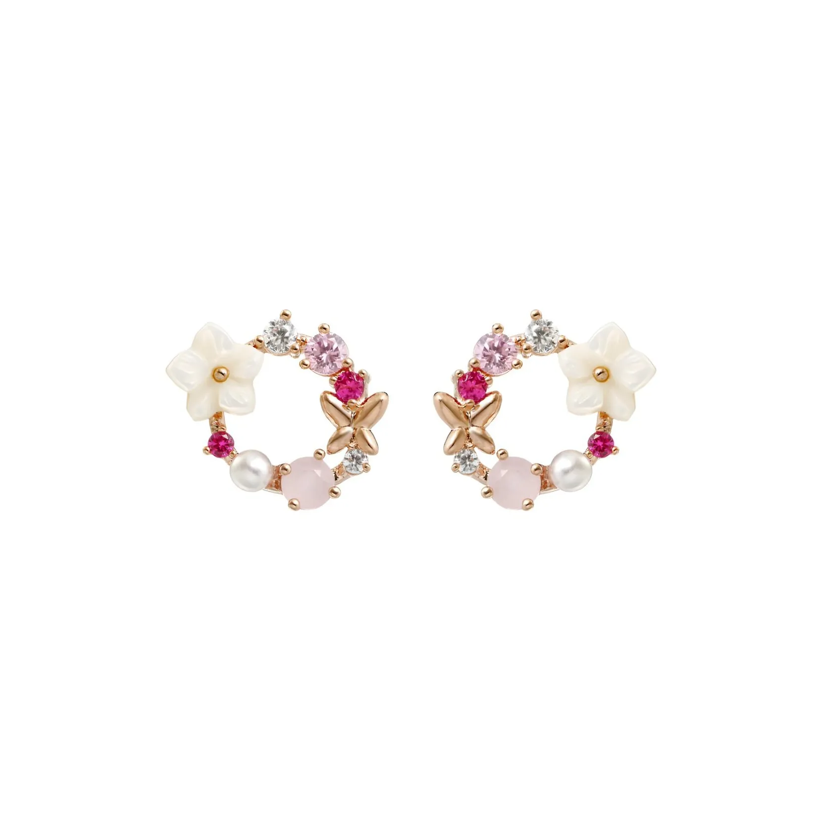 GUDUD Сплав Серьги-гвоздики Женские