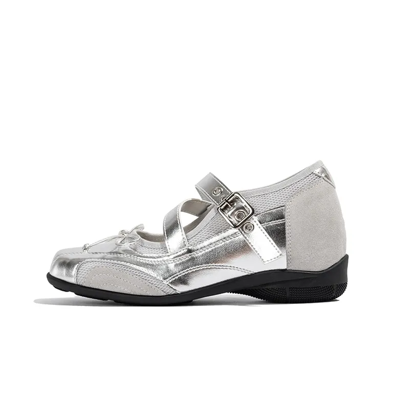 Old Meow Грубый каблук Туфли Мэри Джейн Женские