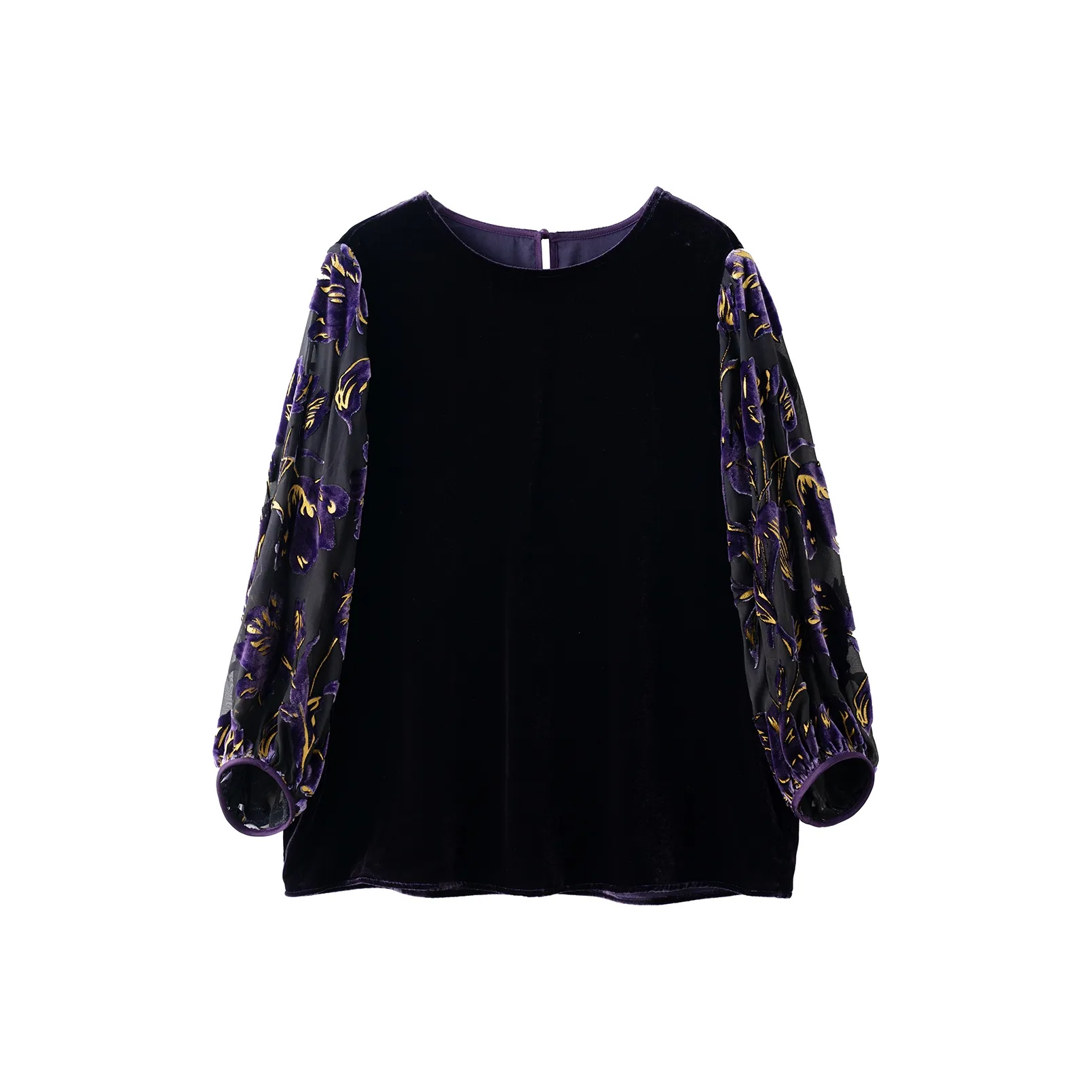 ZHEXI Фиолетовые Женские Рубашки