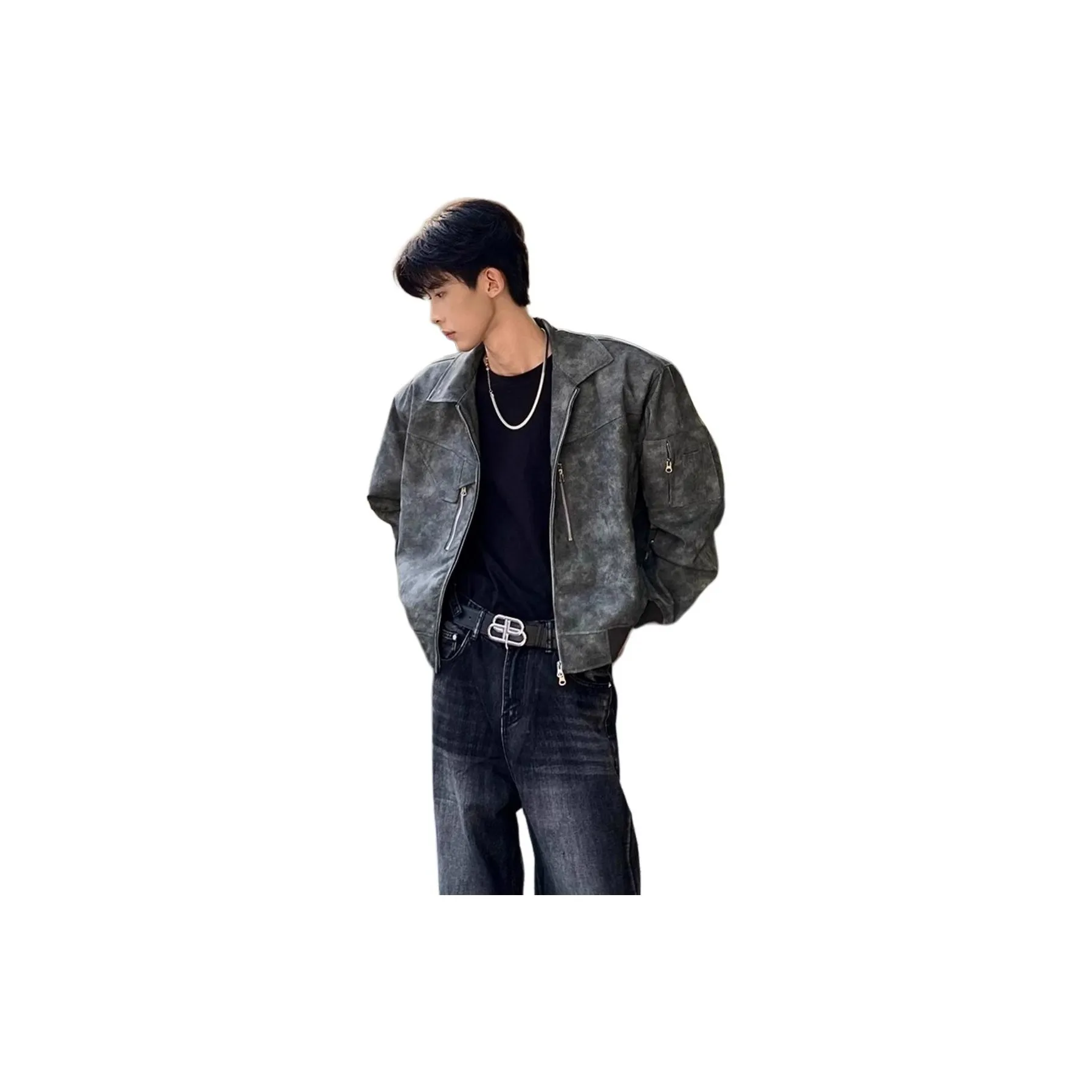 PEA Серый Унисекс Куртки