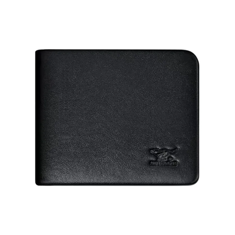 SEPTWOLVES Кошелек из коровьей кожи Мужской Черный