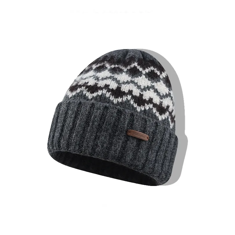 YOUWEI Смесовая шерсть Лицо Подчеркивание Fashion Versatile Наушники‑меховые капюшоны Overhead Шляпа Шапка-бини Унисекс