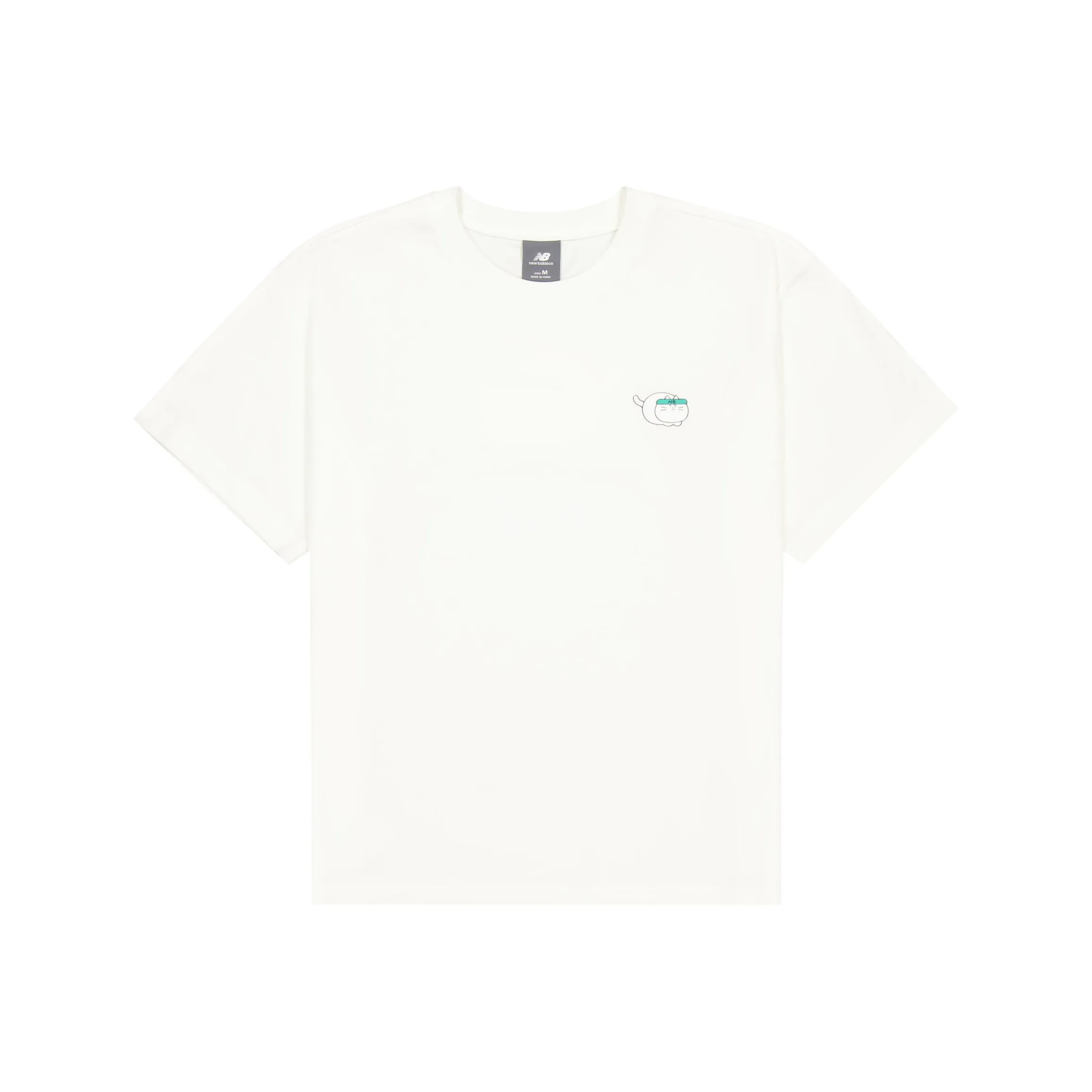 New Balance совместный бренд SS25 T-рубашка Женская Морская соль Белый