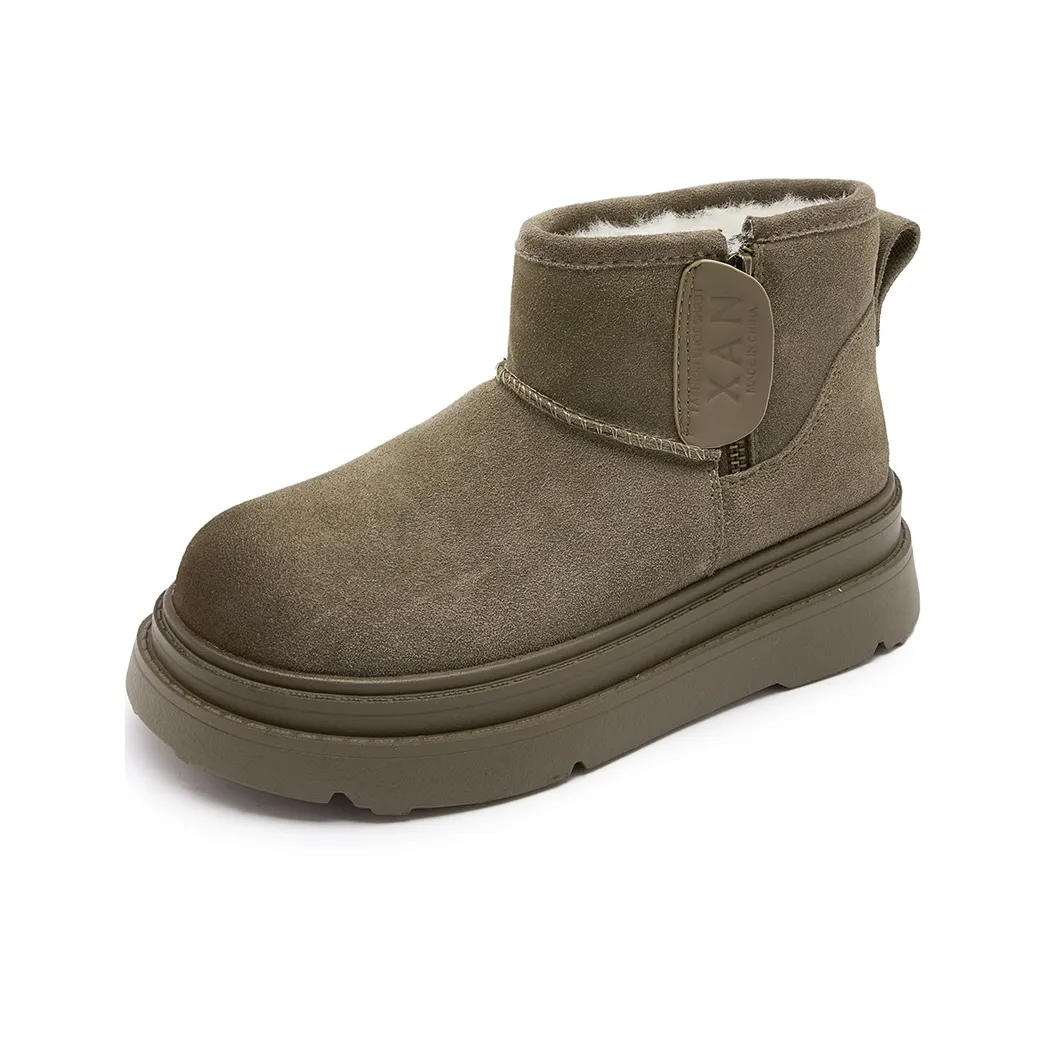 TKDIDIDIDI Термостойкие Устойчивые к истиранию 9,5 см Снежные ботинки Женские