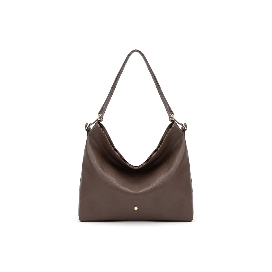 ELLE Сумка Tote из синтетической кожи плечевая сумка большая женская серая черная