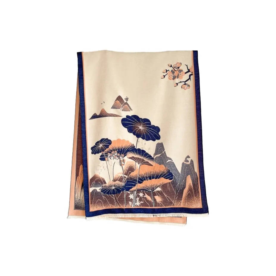 JW Искусственный кашемир Вязаные шарфы Женские