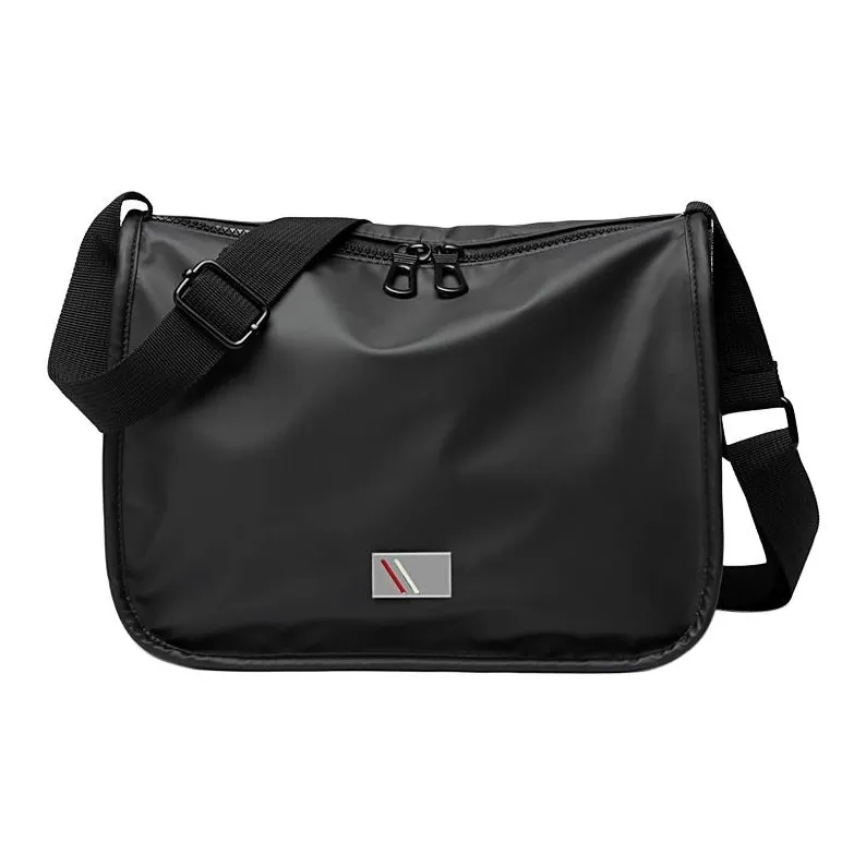 MUYKUY Износостойкая ткань Сумка через плечо Стандартная Мужская Черная Серая