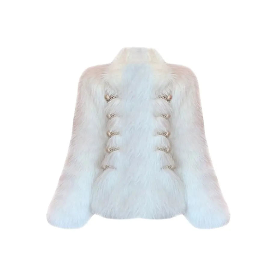 ZEKIKO STUDIO Белый Женские Меховые изделия