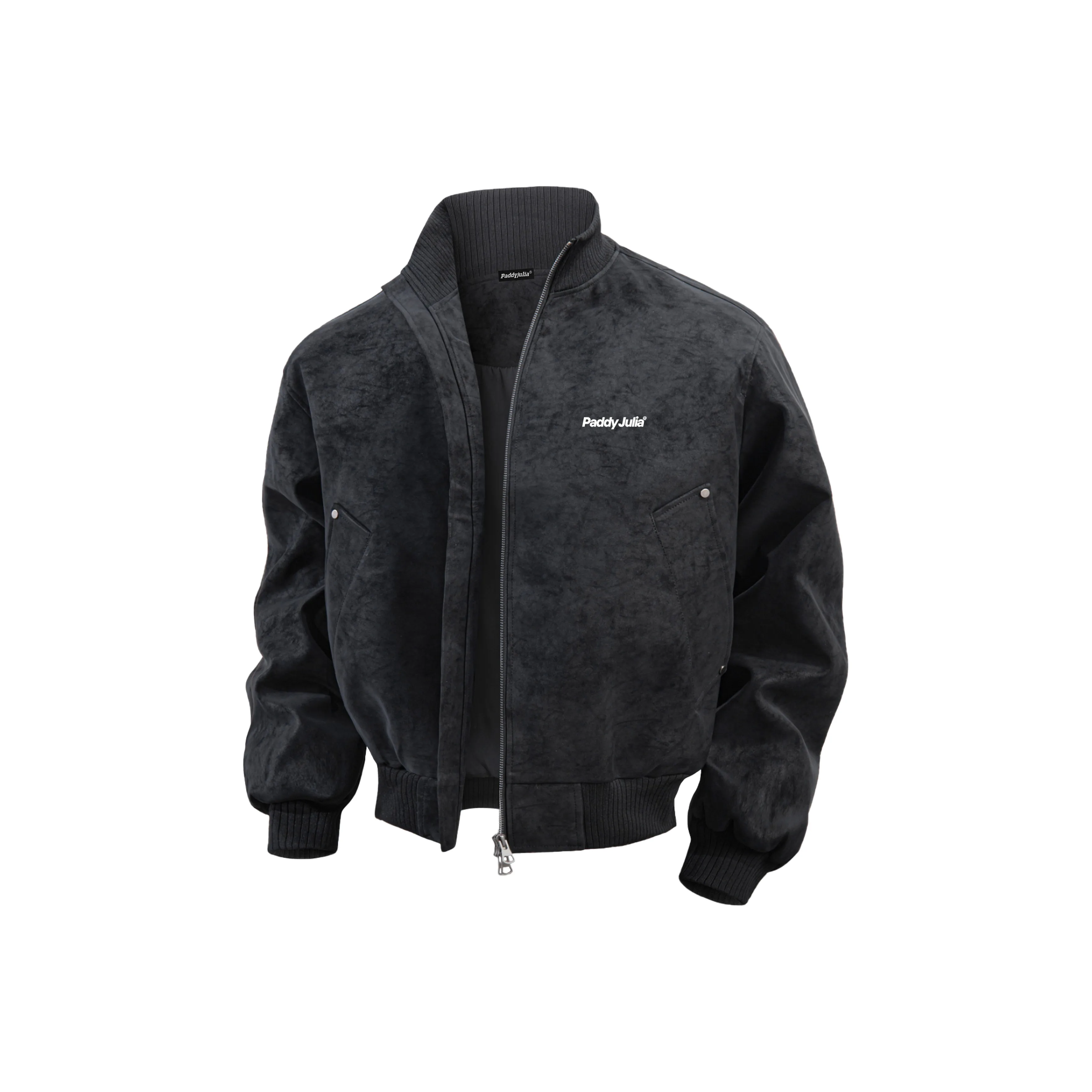 Paddy Julia Кожа Куртка Унисекс