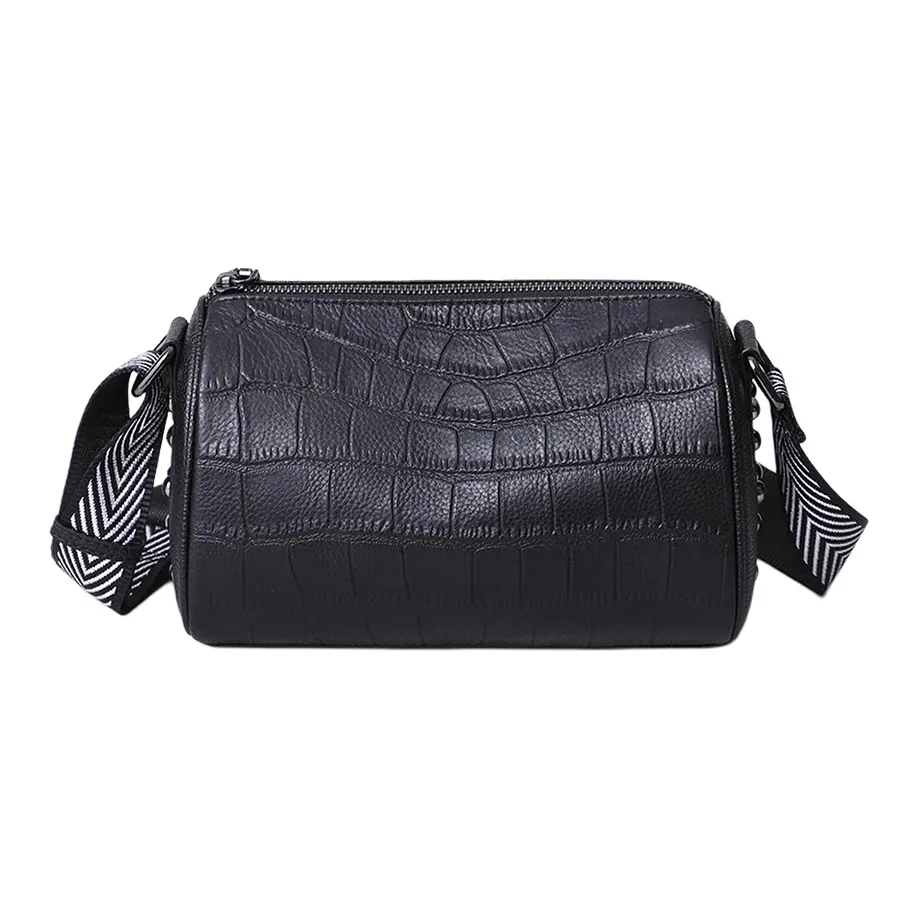 VINEY Сумка через плечо из коровьей кожи большая женская экстрим ночной черный