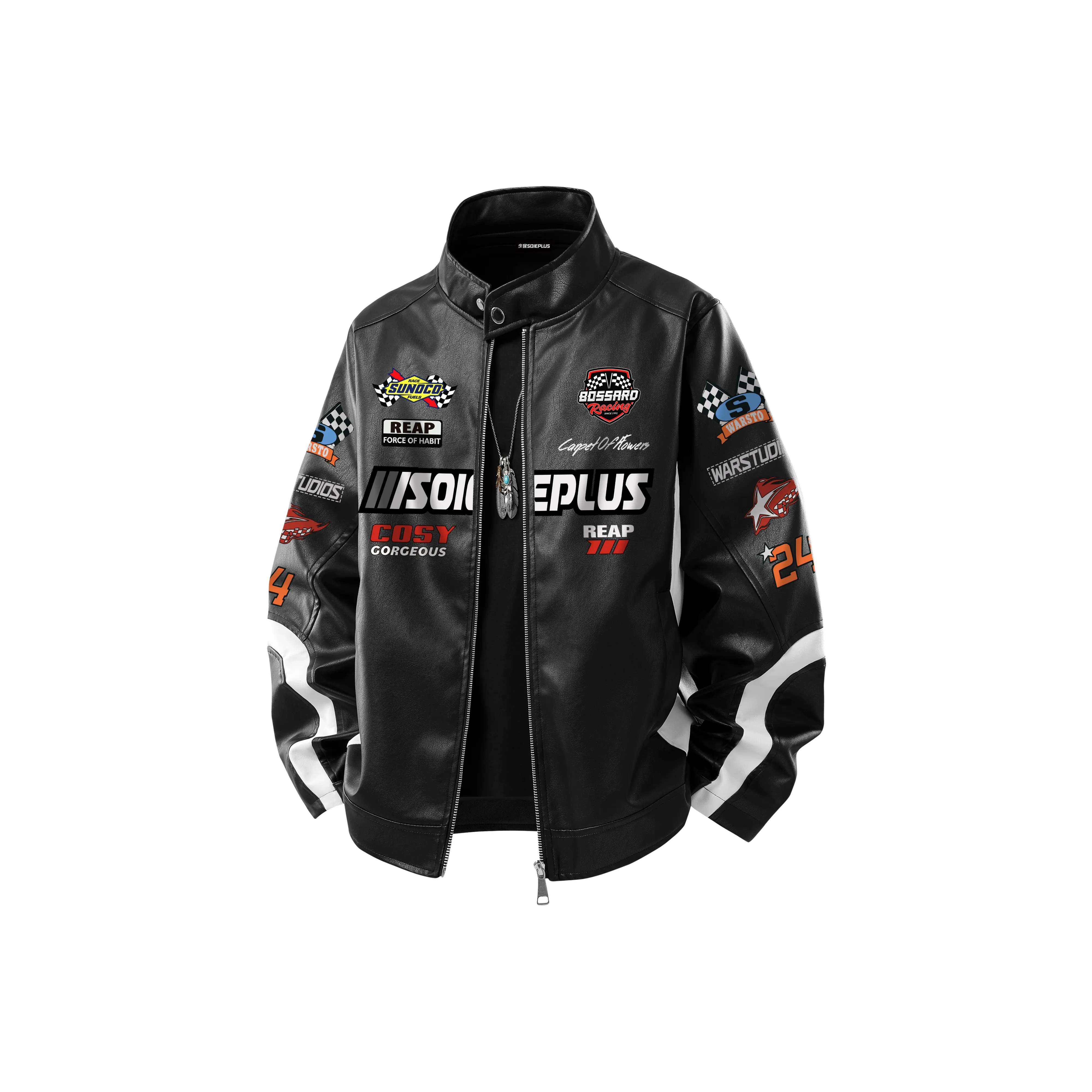 SOIE Унисекс Кожаные куртки