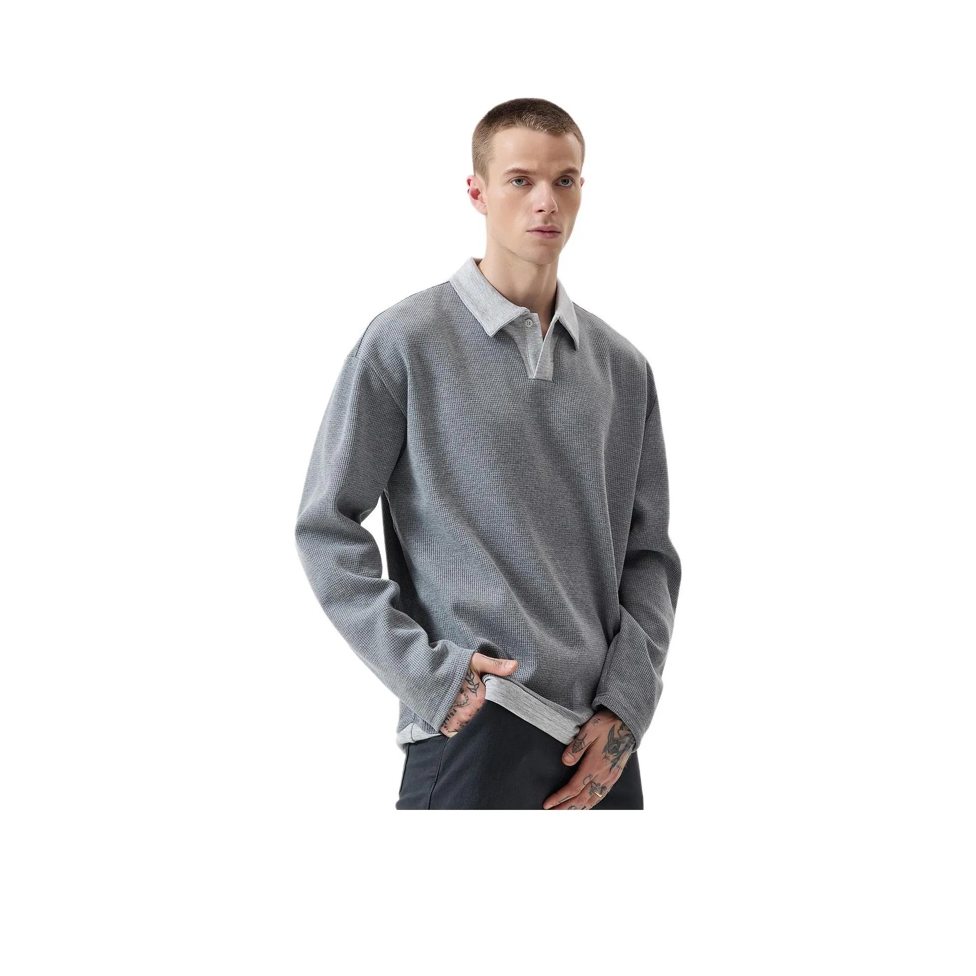 NITENG Длинный рукав Т-рубашка Унисекс