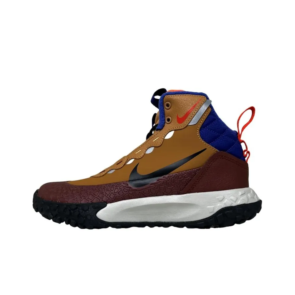 Nike Terrascout Высокий Топ Детская Туристическая Обувь Коричневый Подростки