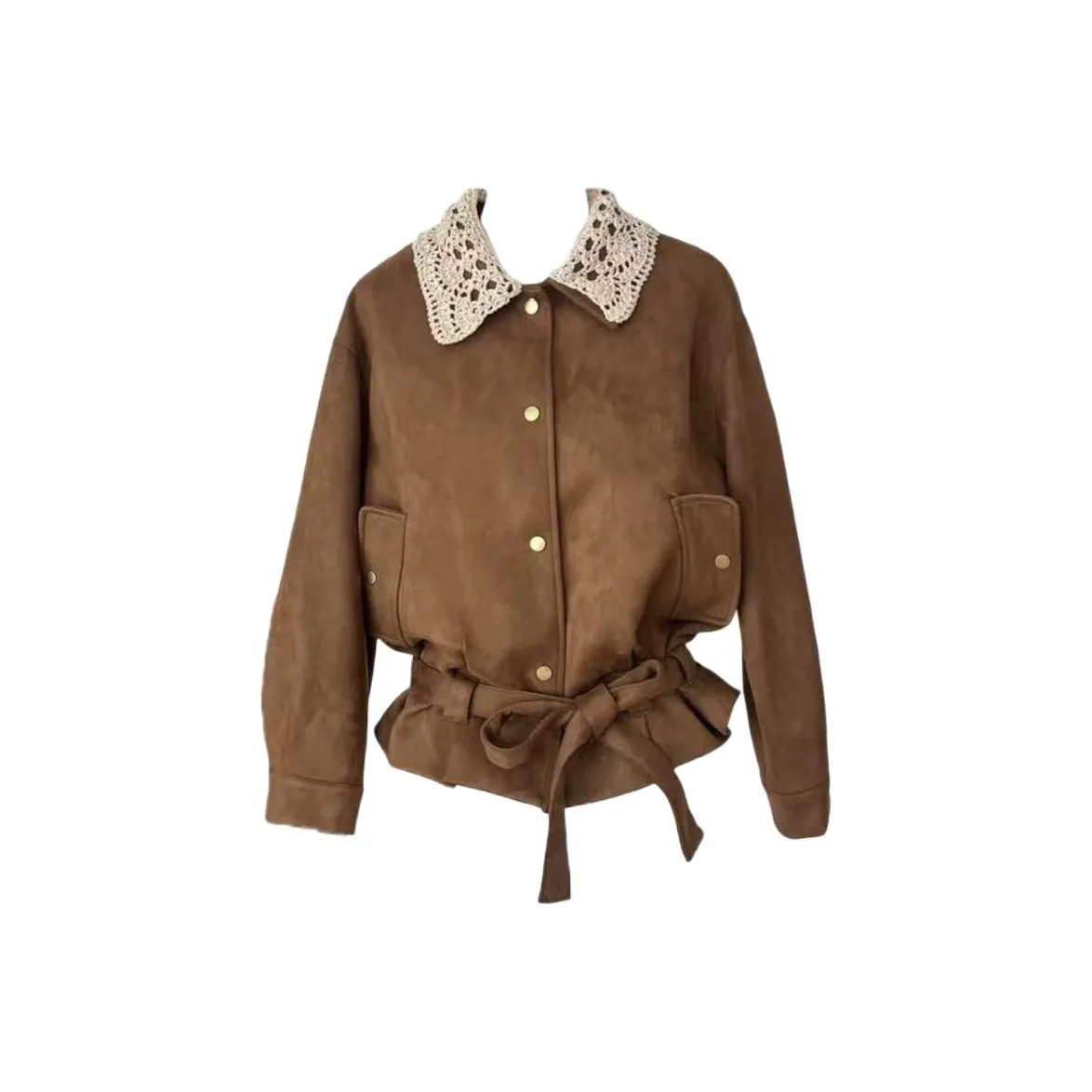 MA JOURNEE Шоколадно-коричневый Женские Куртки