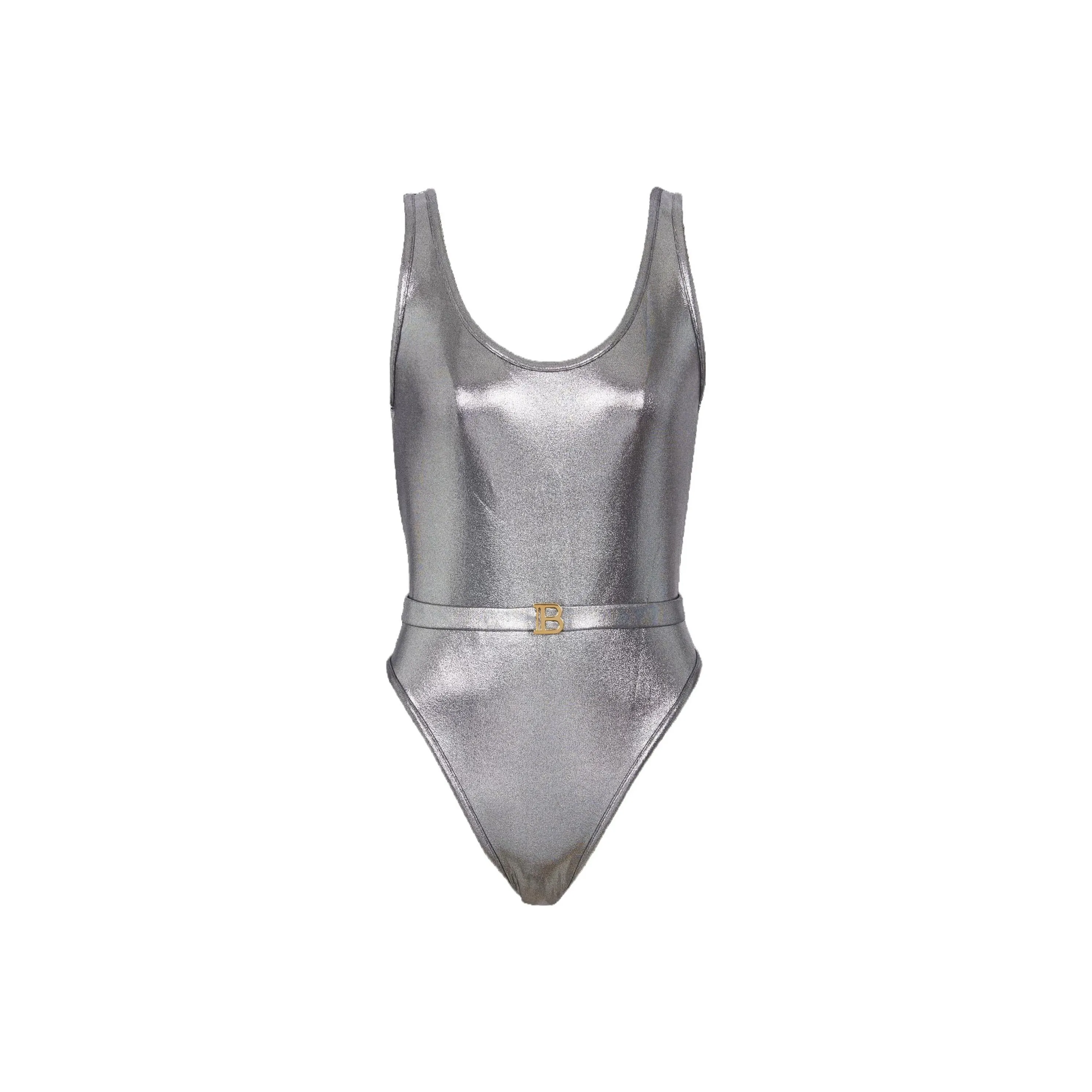 BALMAIN One-Piece Swimsuits Women's Silver
