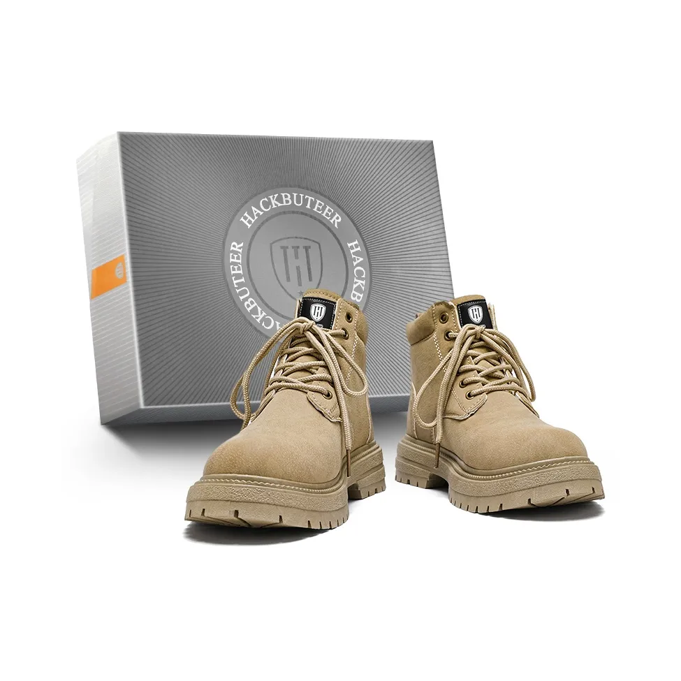 HACKBUTEER Ankle Длина (размер в длину) Мартин Boot Men's Box Включено