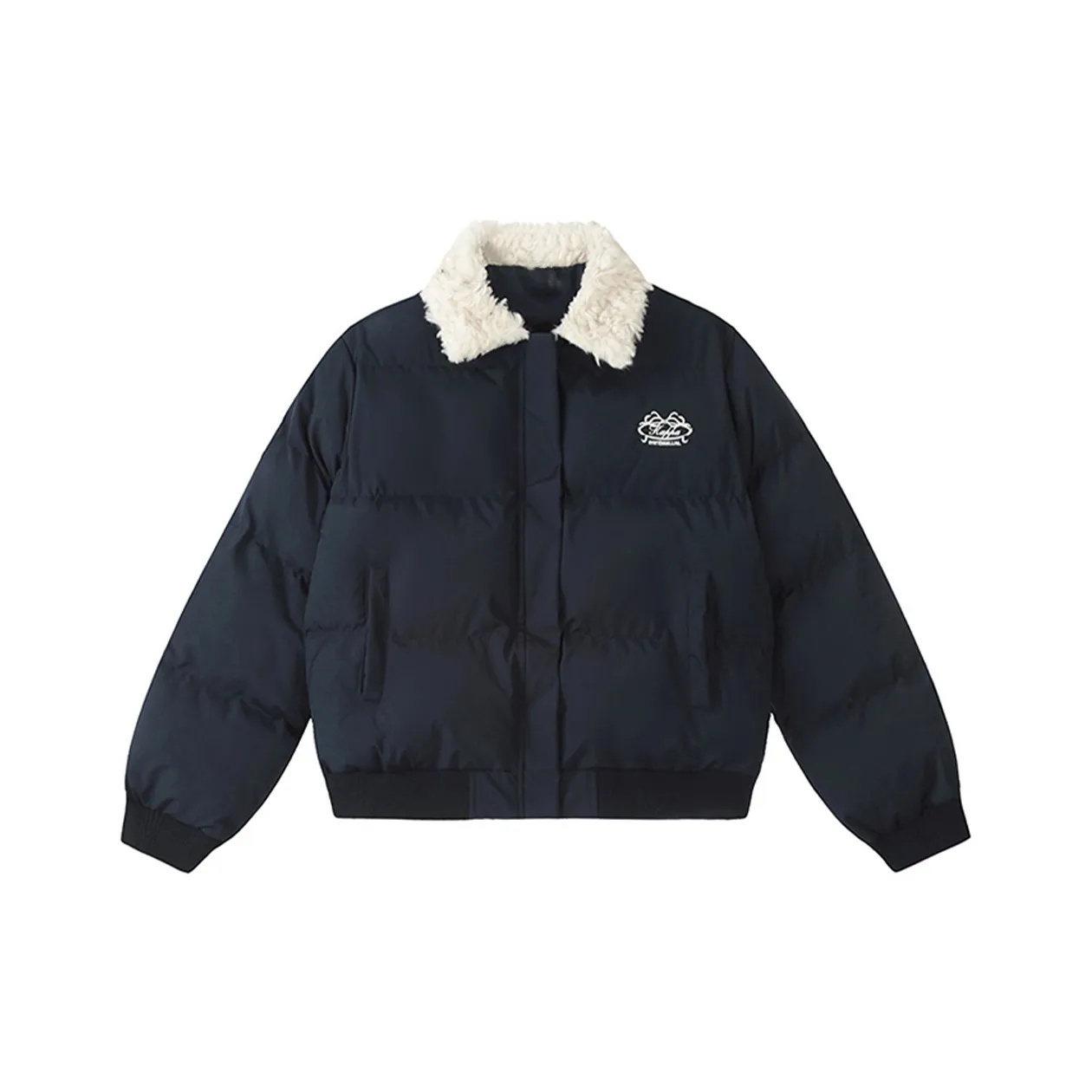 PAZZO Темно-синий Унисекс Пуховики